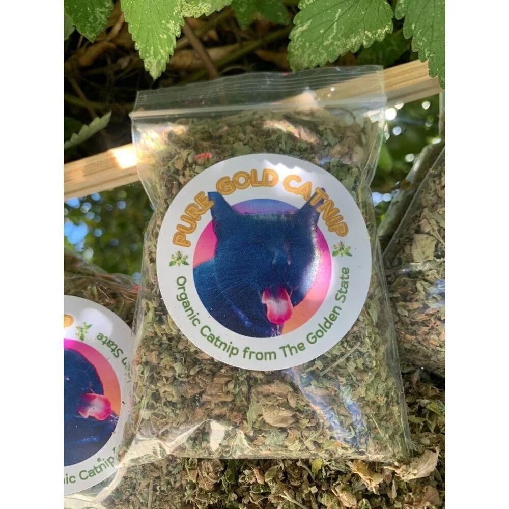 PURE GOLD Catnip Organically Grown & Harvested Pure Californian Catnip 4